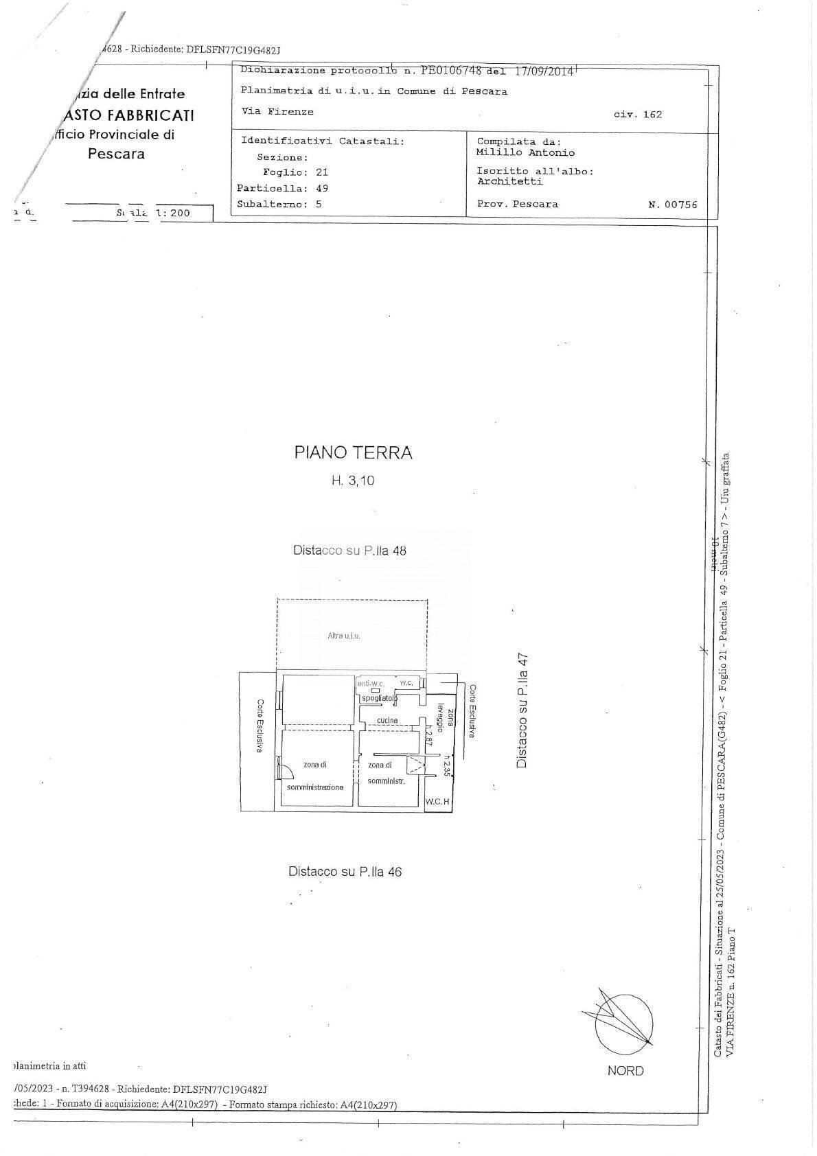 Foto 20 - Attività Commerciale Via Firenze, Pescara - planimetria 1
