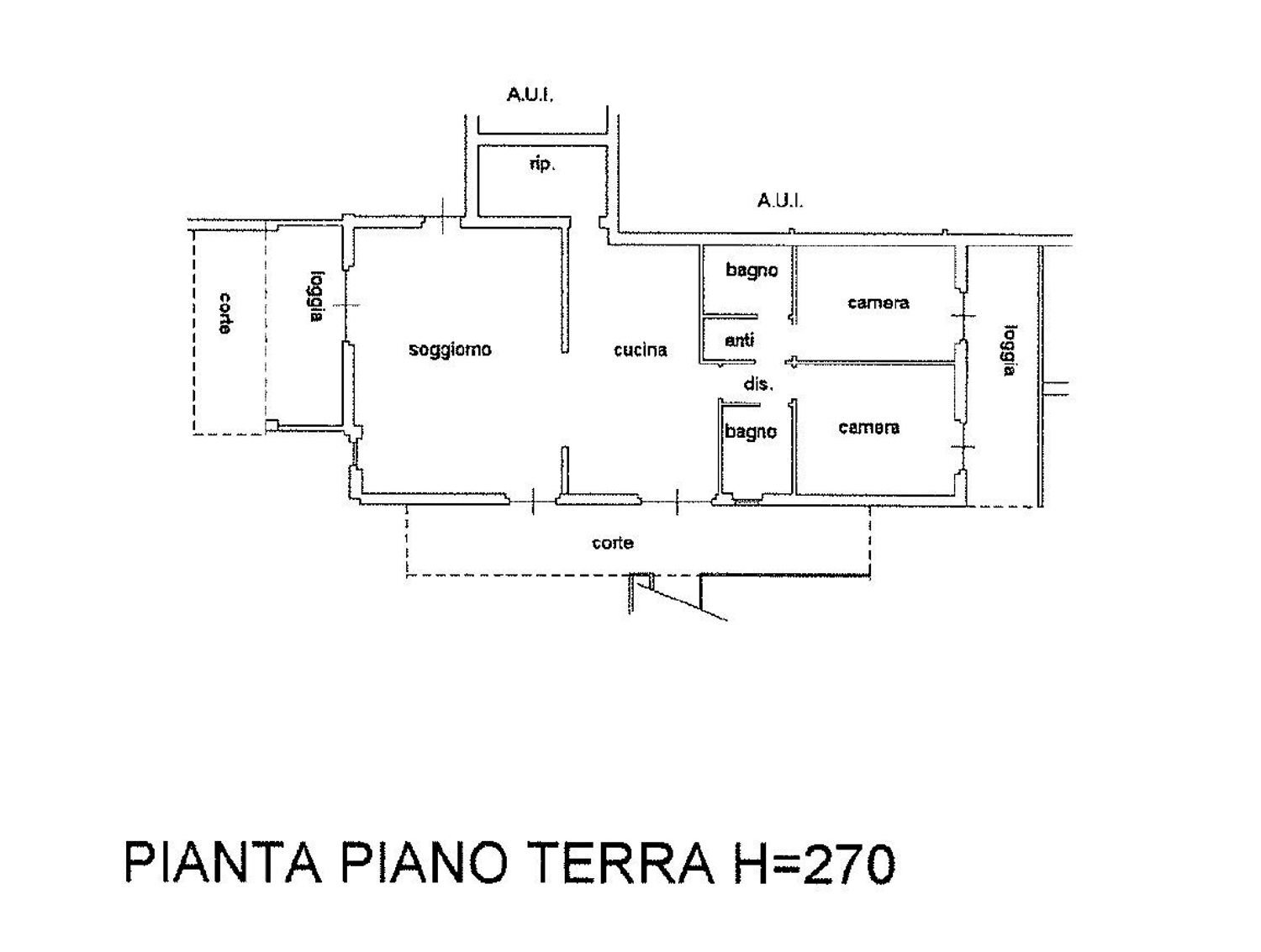 Foto 27 - Appartamento delle Camelie, Cervia - planimetria 1