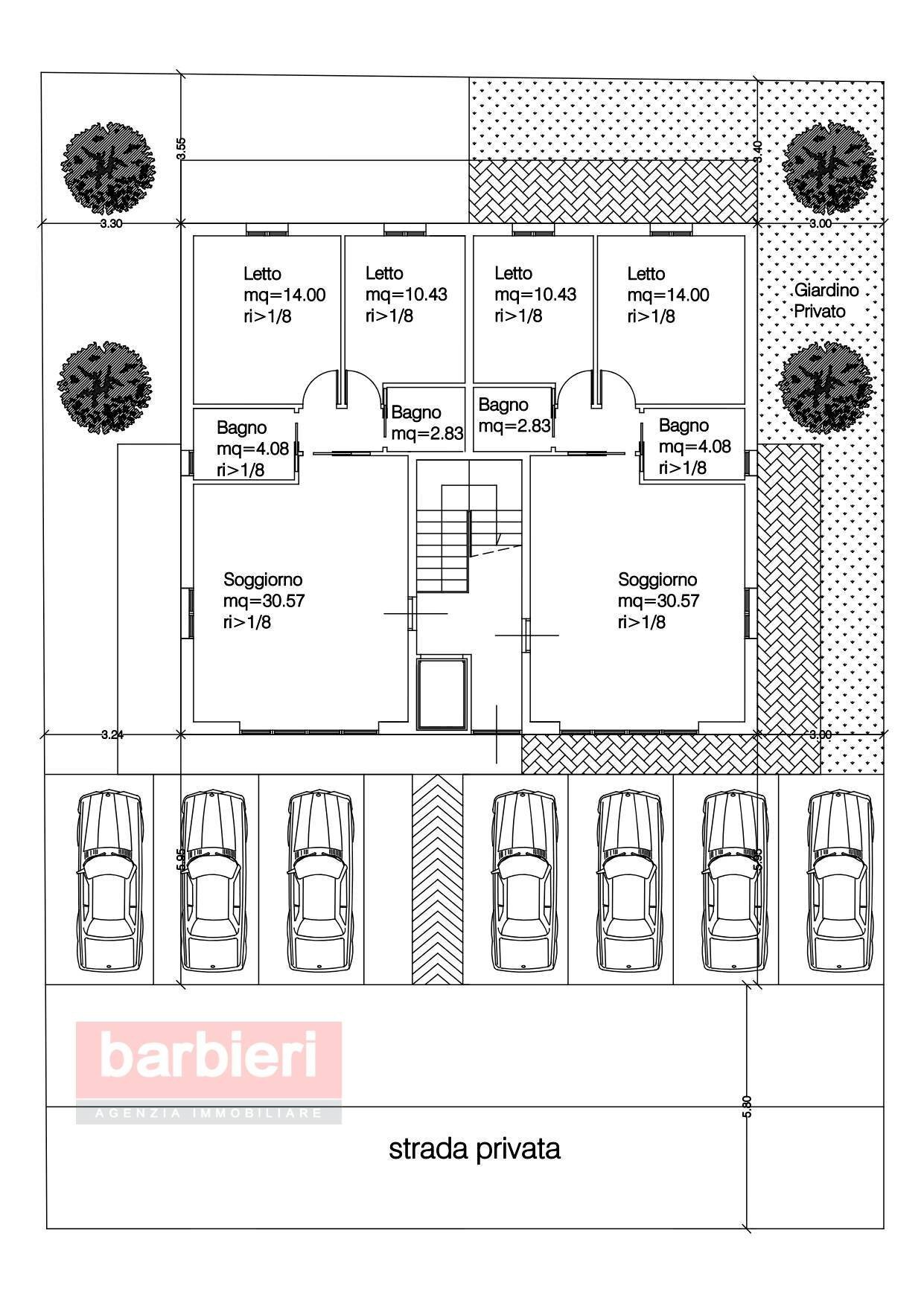 Foto 5 - Trilocale Viale mascagni, Cervia - planimetria 1