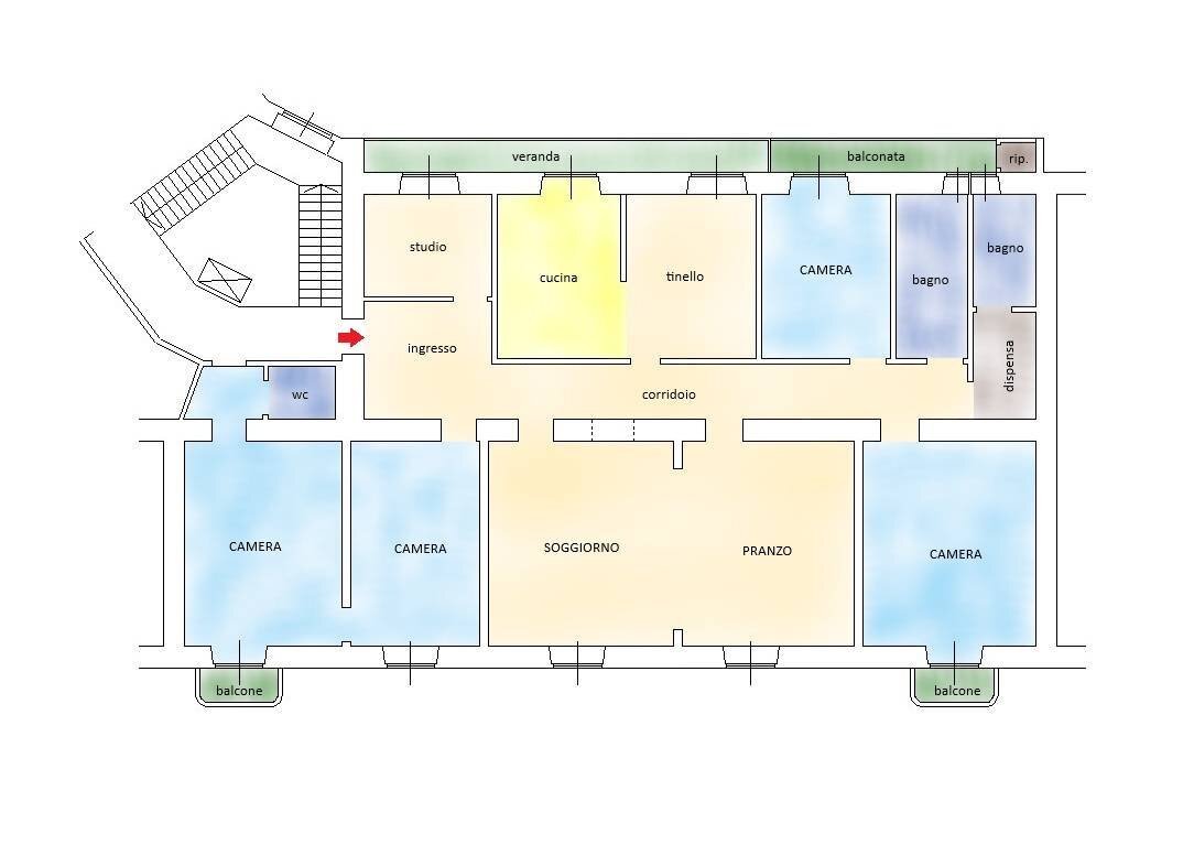 Foto 56 - Apartment Via Paolo Boselli, Savona - floor plans 1