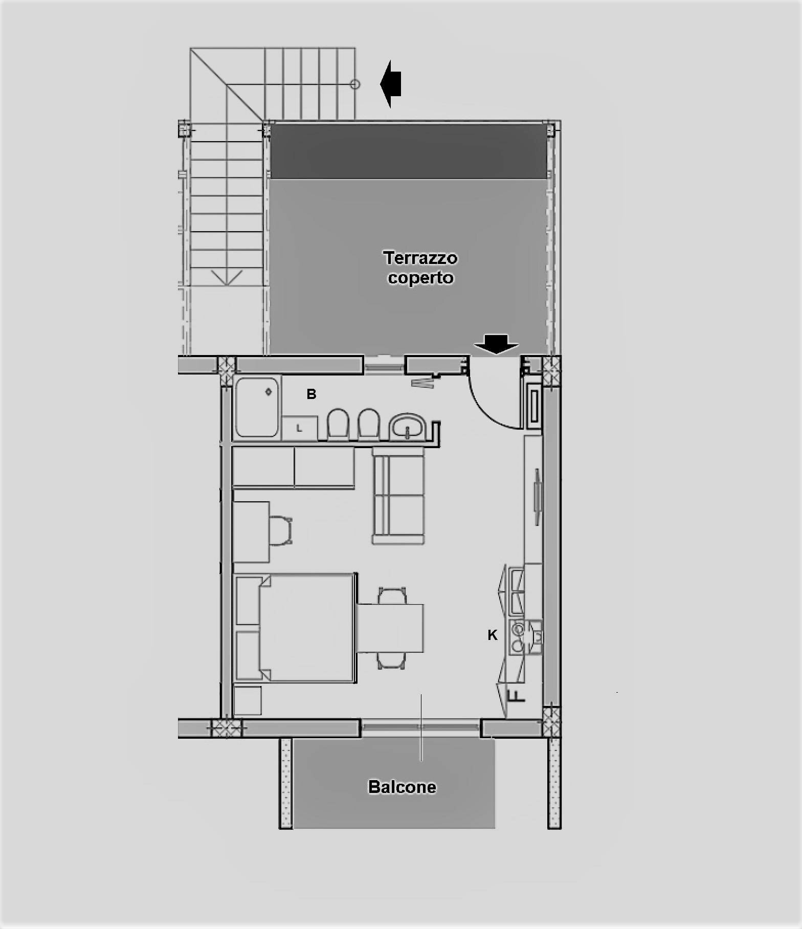 Foto 8 - Monolocale Via Nazionale
 
7, Catanzaro - planimetria 1