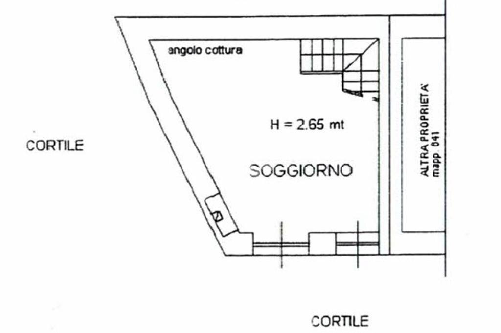 Casa semi indipendente Piazza XX settembre, Reano - planimetria 1