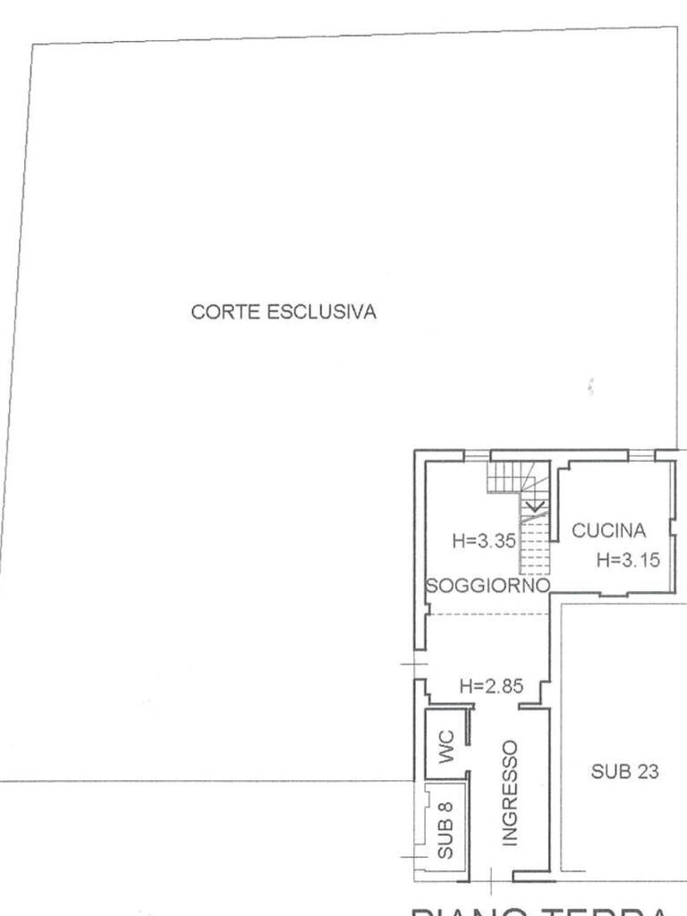 Semi-detached house Via pianella, Budrio - floor plans 1