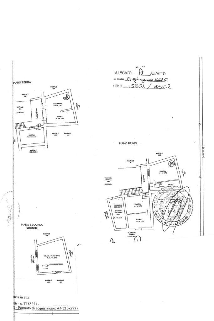 Casa indipendente Vicolo Palestro, San Giorgio Canavese - planimetria 1