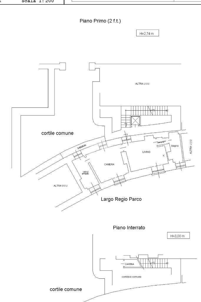 Trilocale Corso Regio Parco, Torino (zona Aurora) - planimetria 1