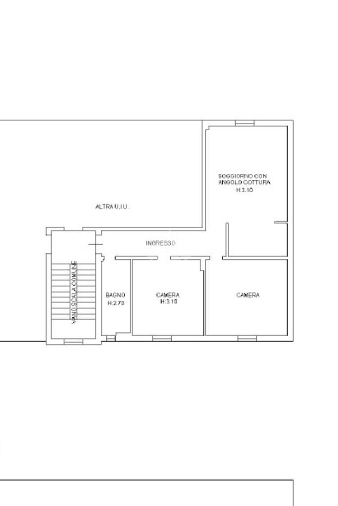Trilocale Via Gianni Palmieri, Bologna (zona Cirenaica) - planimetria 1