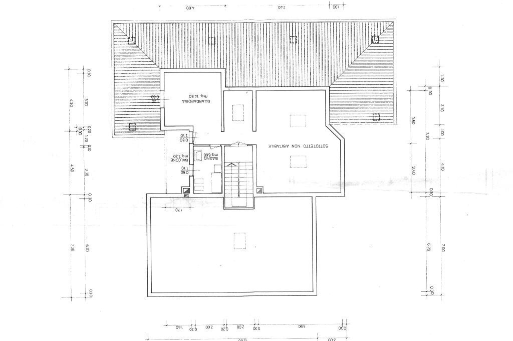 Villa Via Pontegradella, Ferrara (zona Baura) - planimetria 1