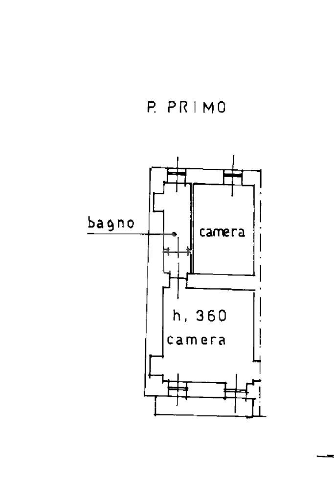 Two-room apartment Piazza Parrocchiale, Cavaglià - floor plans 1