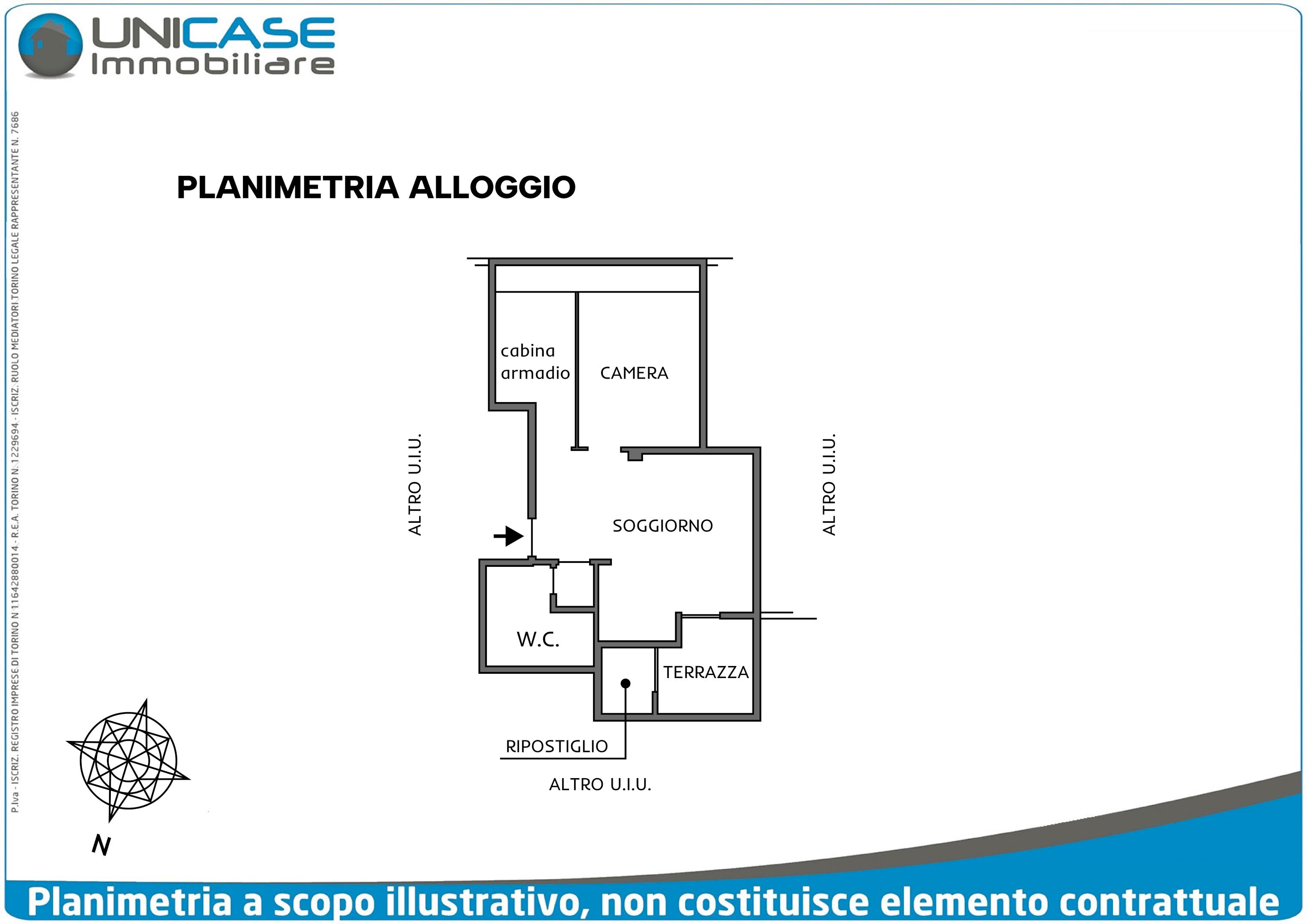 alloggio - Trilocale via Clavesana, 60, Andora - planimetria 1