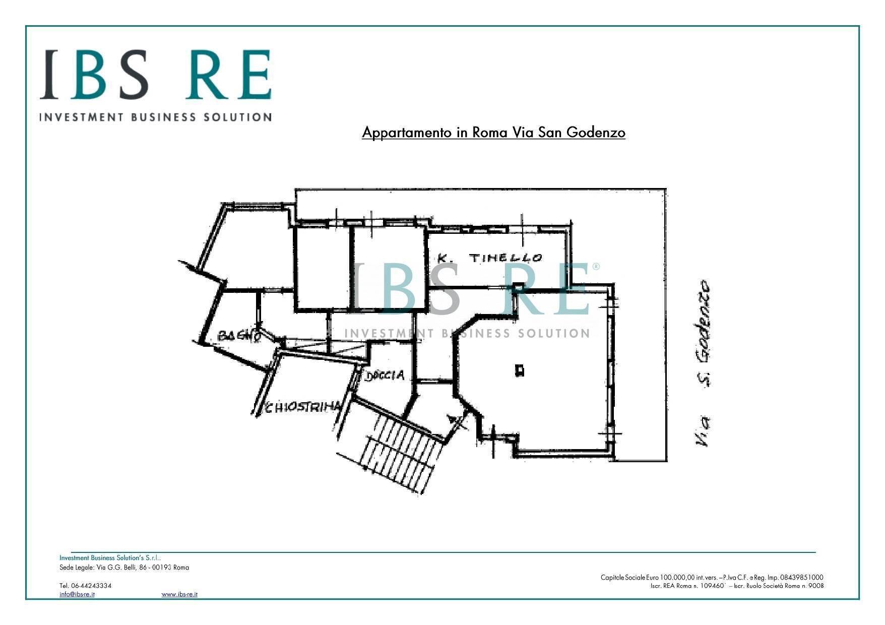 Foto 21 - Appartamento Via di San Godenzo, Roma - planimetria 1