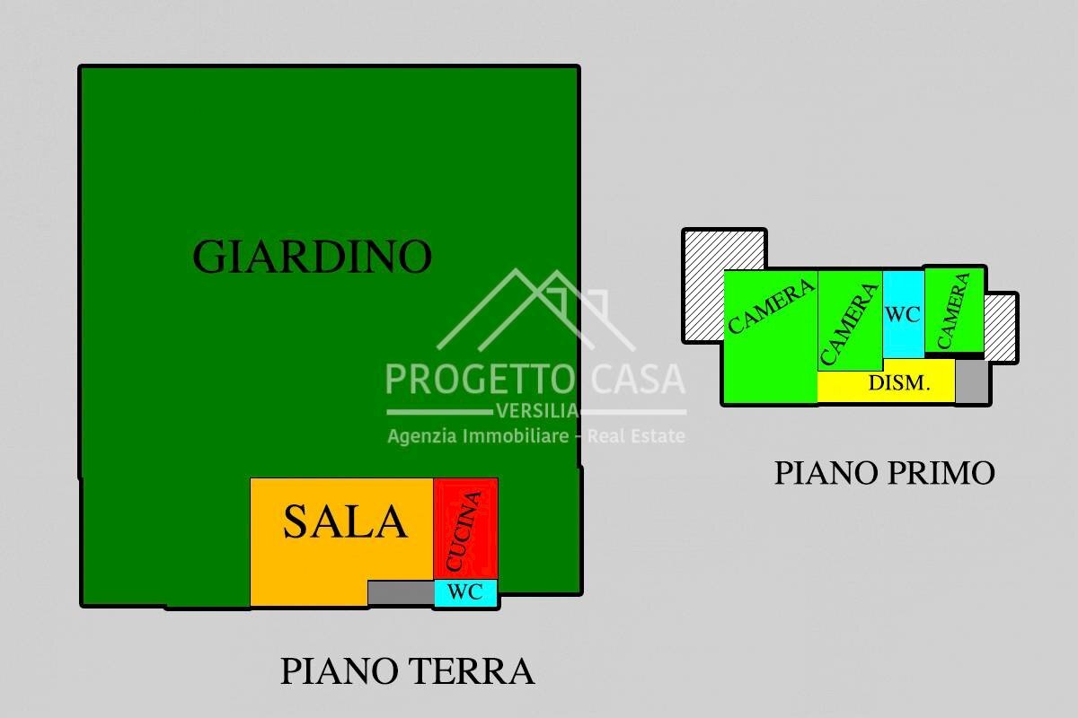 Foto 30 - Independent house Via dei Platani, Camaiore - floor plans 1
