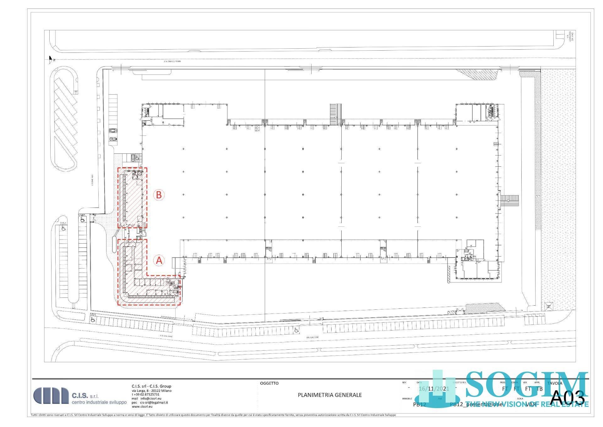 Foto 5 - Capannone Peschiera Borromeo - planimetria 1