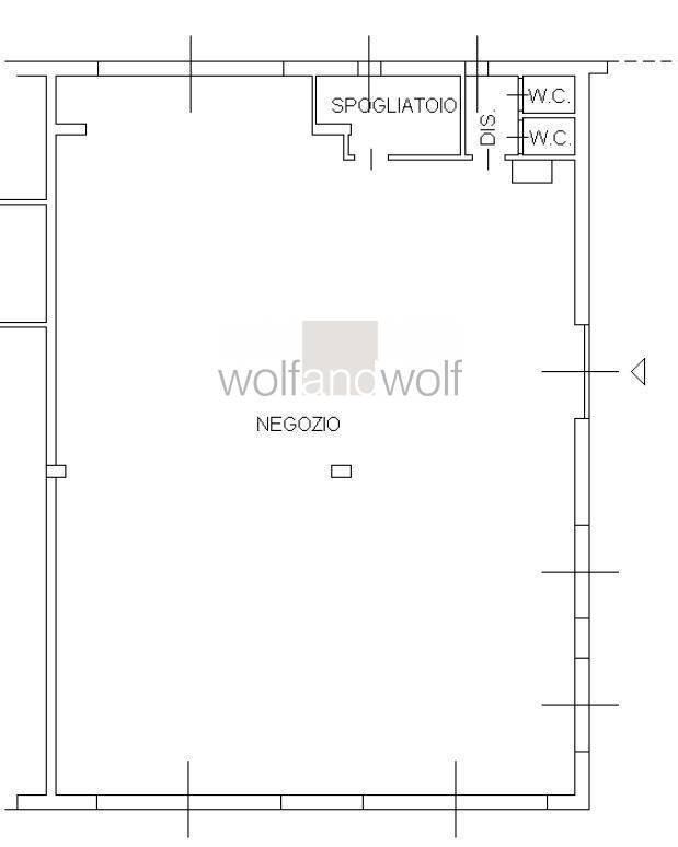 Foto 21 - Negozio Piazza Europa
 
39, Corsico - planimetria 1