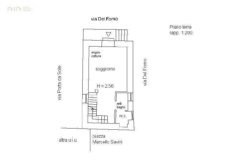 Foto 6 - Independent house Via del Forno
 
50, Ortezzano - floor plans 1