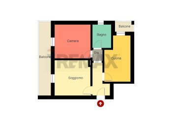 Pianta 2D - Bilocale Via Milano
 
39, San Giorgio su Legnano - foto 26