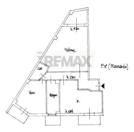 Pianta 2D - Three-room apartment Via Firenze
 
116, Aci Castello - floor plans 1