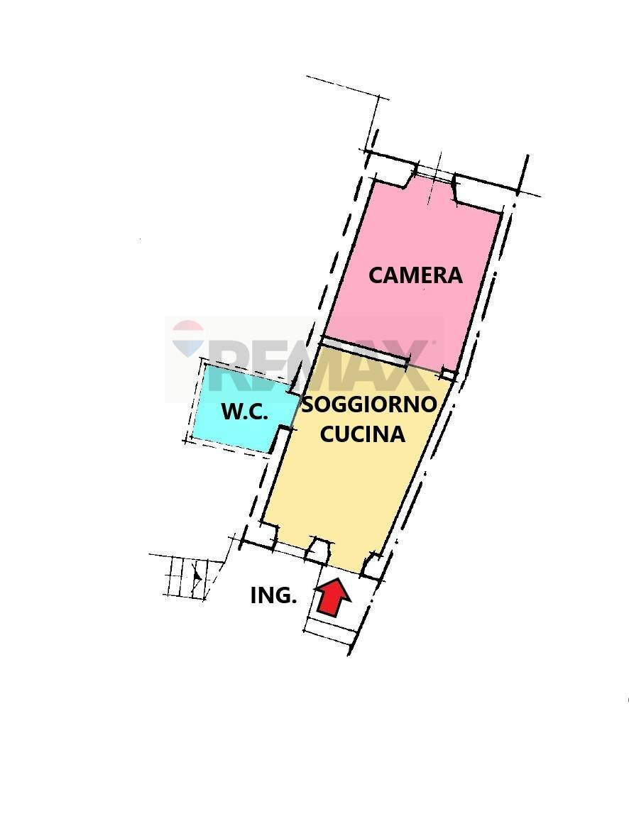 Pianta 2D - Bilocale via Prada
 
2, Montagna in Valtellina - planimetria 1