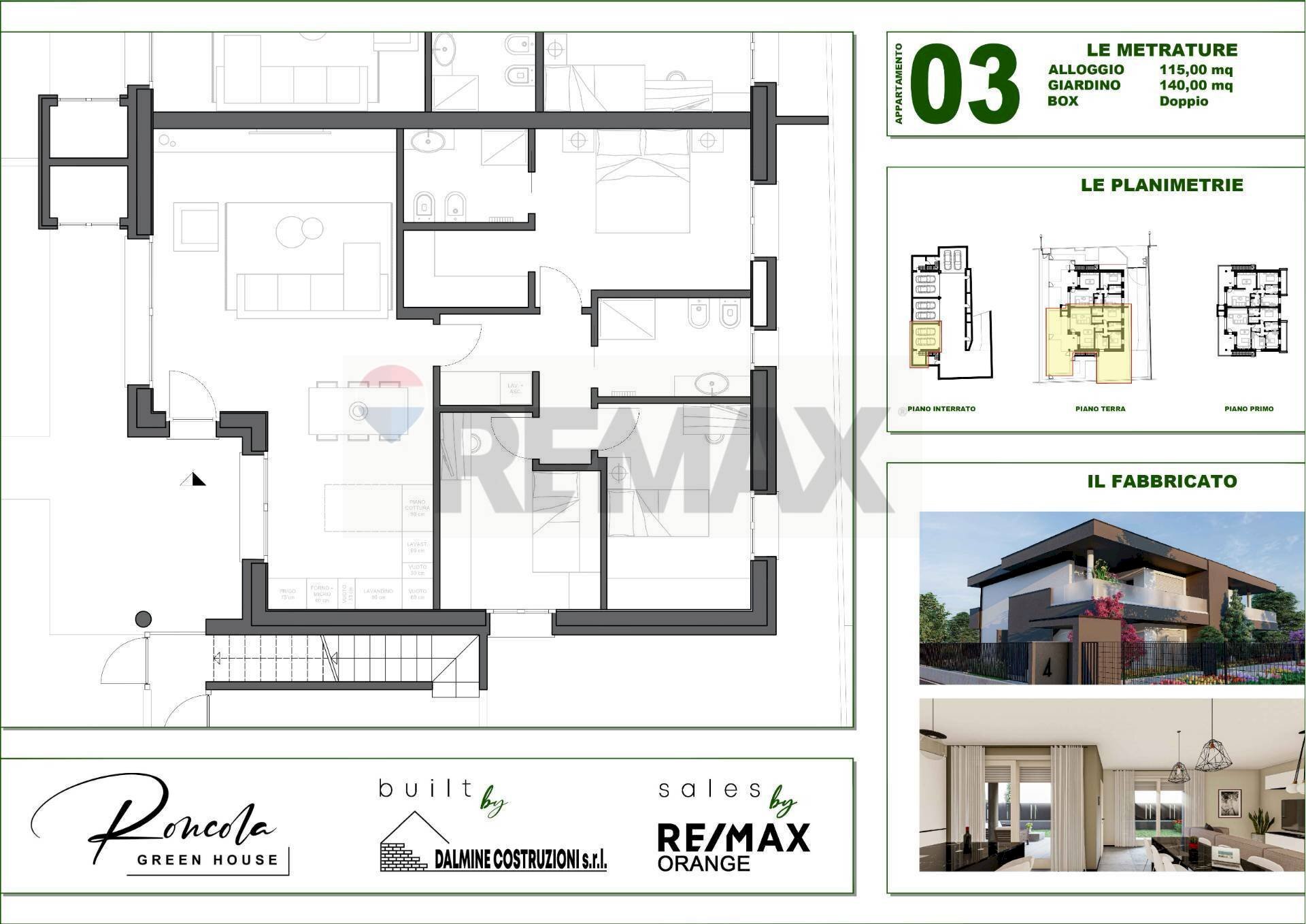 Pianta 2D - Four-room apartment Monte Grappa
 
4, Treviolo - floor plans 1