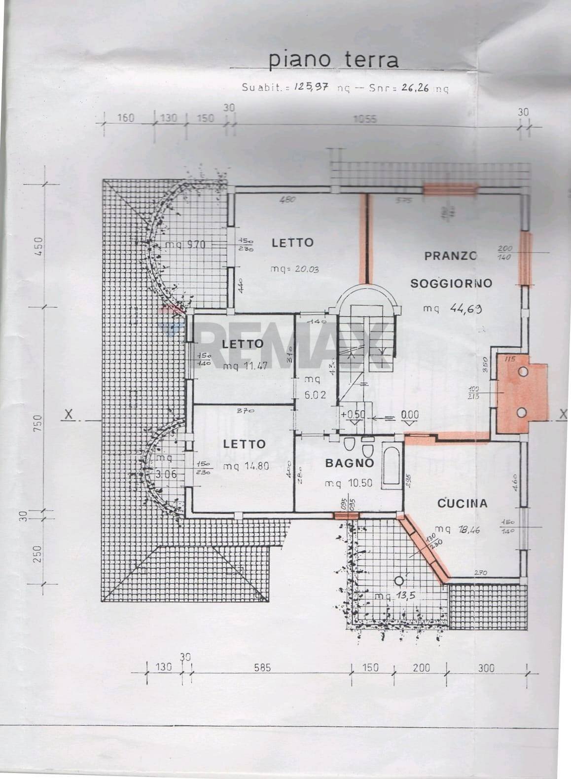 Pianta 2D - Villa Contrada san Pantaleone Piane
 
162, Miglianico - planimetria 1