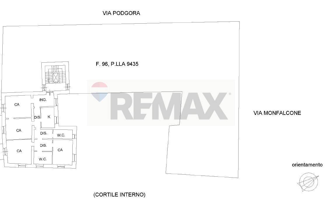 Pianta 2D - Appartamento Via Isonzo
 
16, Foggia - planimetria 1