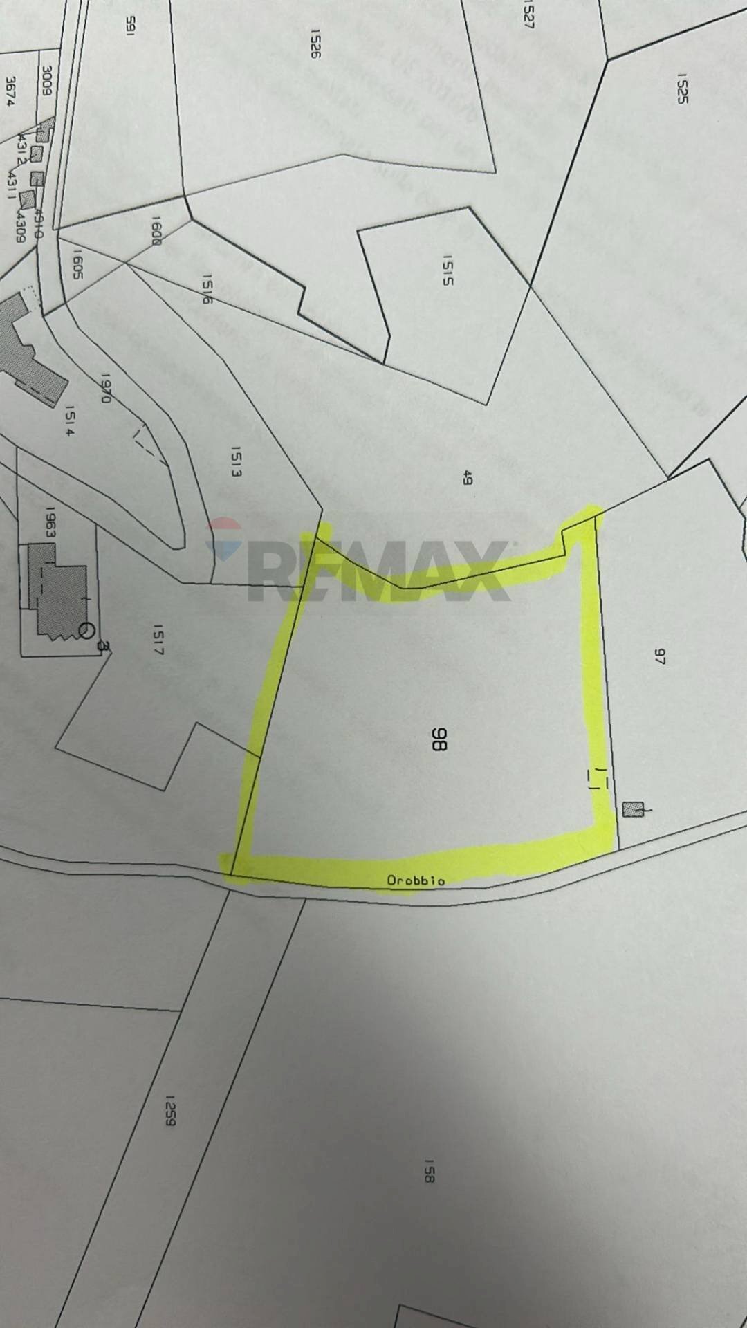 Pianta 2D - Terreno agricolo Robbiate - foto 1