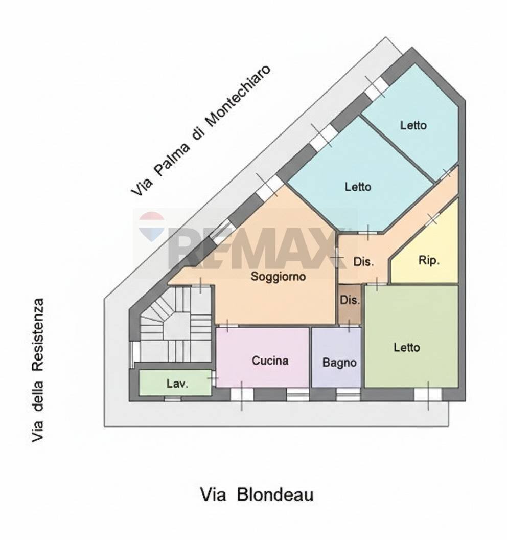Pianta 2D - Appartamento Via della Resistenza
 
29, Ragusa - planimetria 1