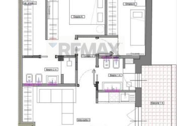 Pianta 2D - Trilocale Via Daunia
 
5, Bari - foto 8