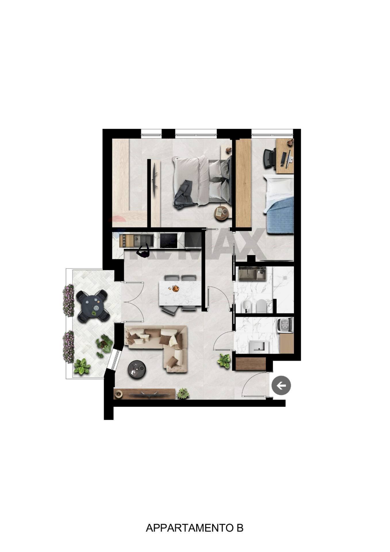 Pianta 2D - Trilocale Via Daunia
 
5, Bari - planimetria 1