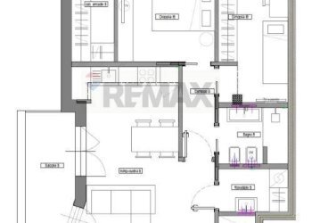 Pianta 2D - Trilocale Via Daunia
 
5, Bari - foto 8
