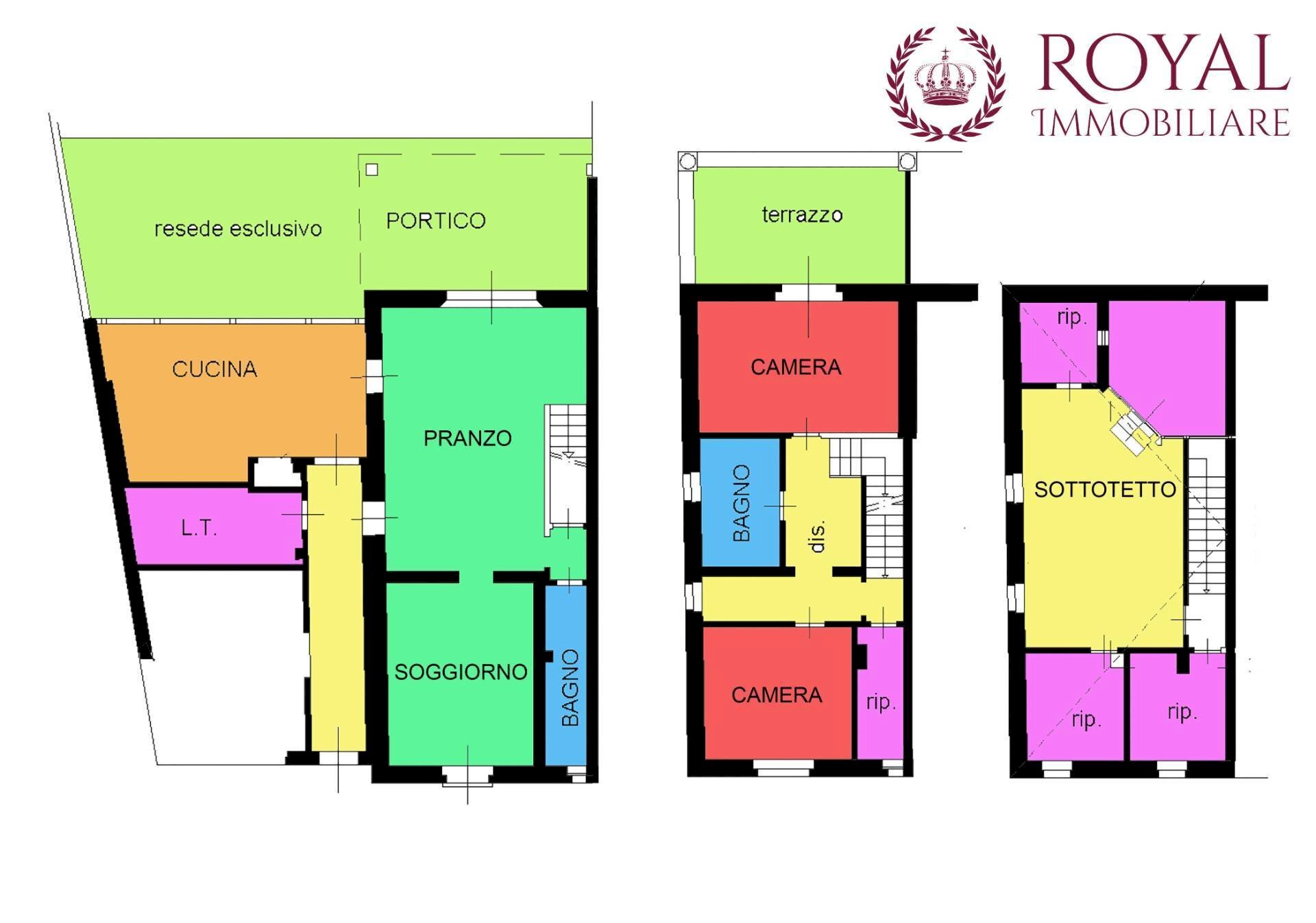 Foto 45 - Villa Via Di Montenero, Livorno - planimetria 1