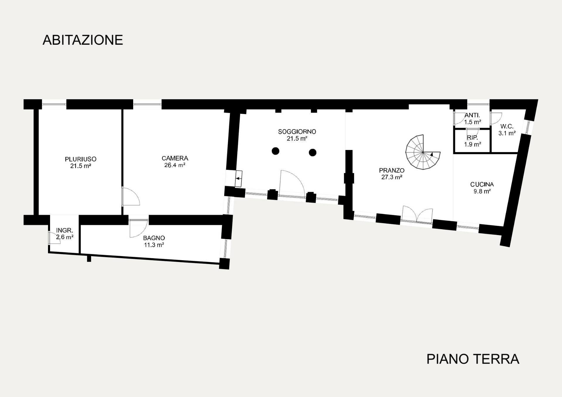 Foto 16 - Casa semi indipendente Contrà Jacopo Cabianca
 
8, Vicenza - planimetria 1