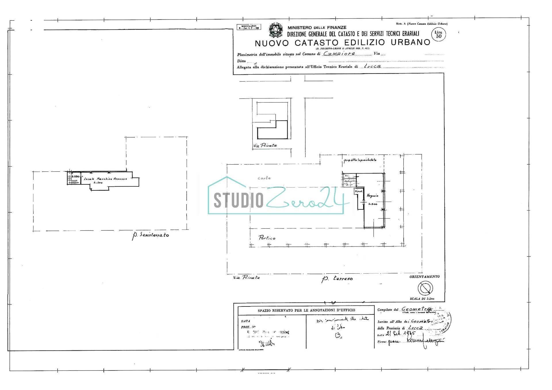 Foto 17 - Locale Commerciale Viale Cristoforo Colombo, Camaiore - planimetria 1