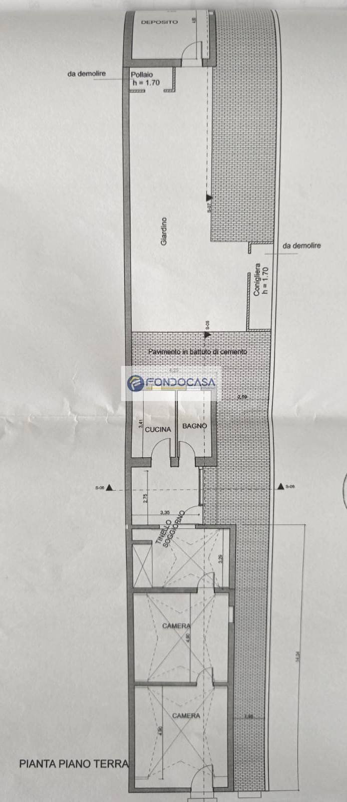 Foto 31 - Casa indipendente Minervino di Lecce - planimetria 1