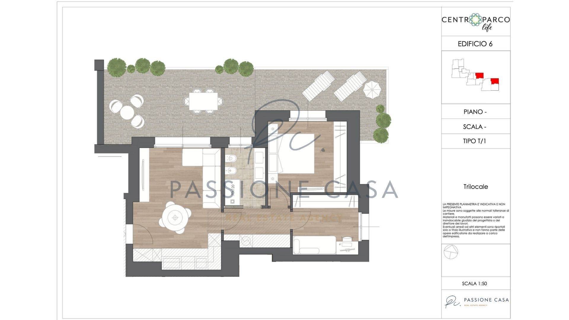 Foto 24 - Trilocale Via San Rocco
 
8, Segrate - planimetria 1