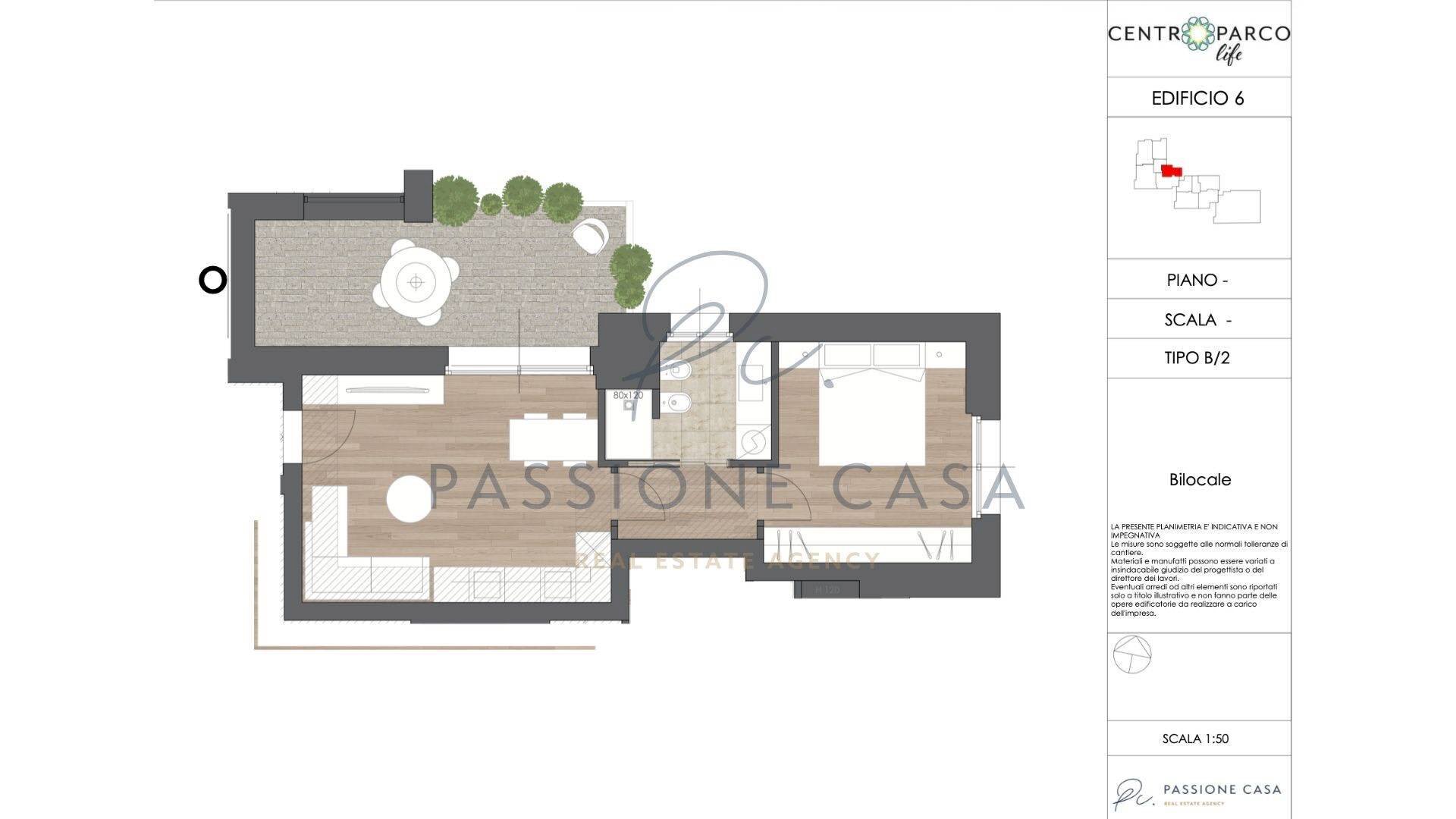 Foto 24 - Bilocale Via San Rocco
 
8, Segrate - planimetria 1