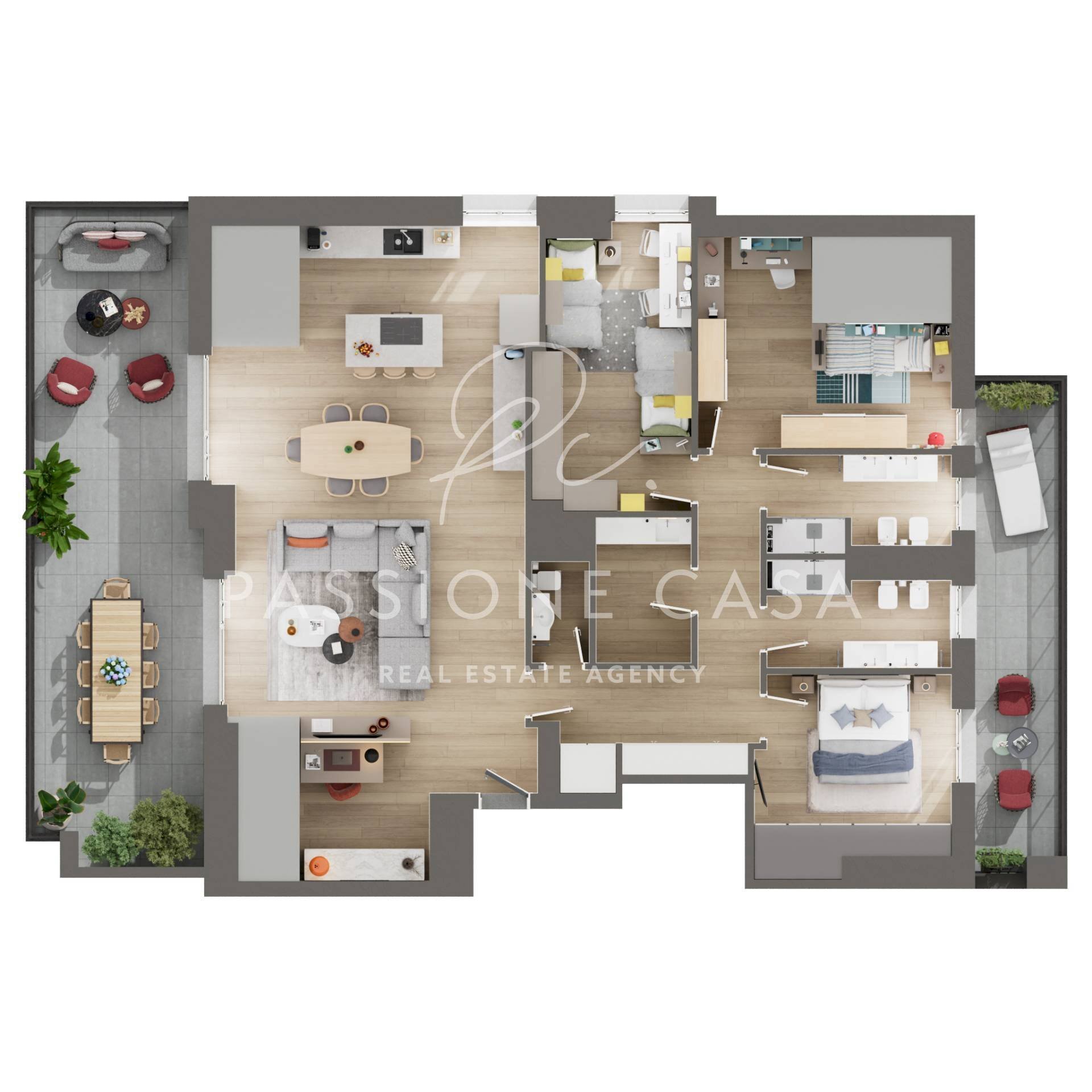 Foto 3 - Attic Via San Rocco
 
8, Segrate - floor plans 1