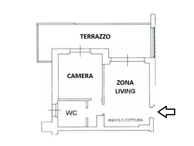Foto 3 - Two-room apartment Via San Rocco
 
8, Segrate - floor plans 1