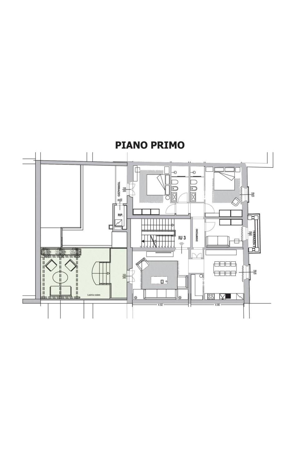 Appartamento via Ernesto Rossi, Signa - planimetria 1