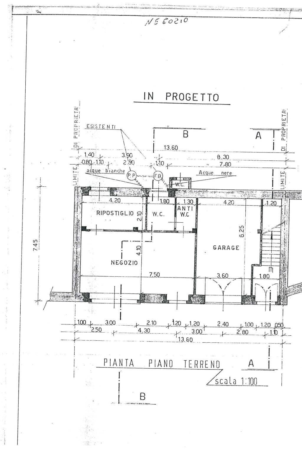 Negozio piazza Comunale, 3, Scalenghe - planimetria 1