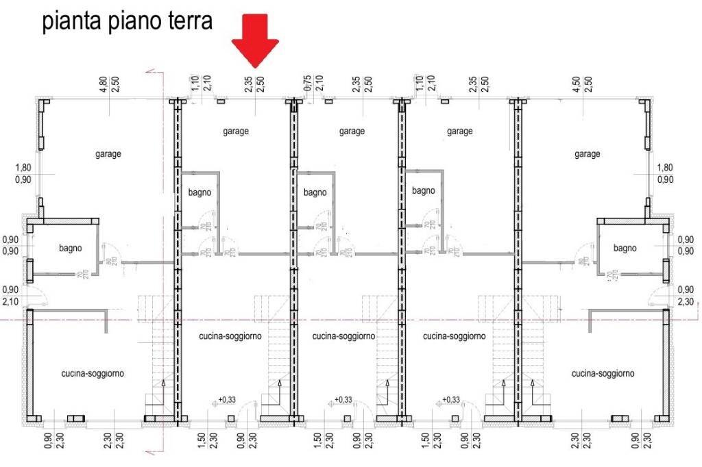 Planimetria - Terraced Villa Villa di Tirano - photo 2