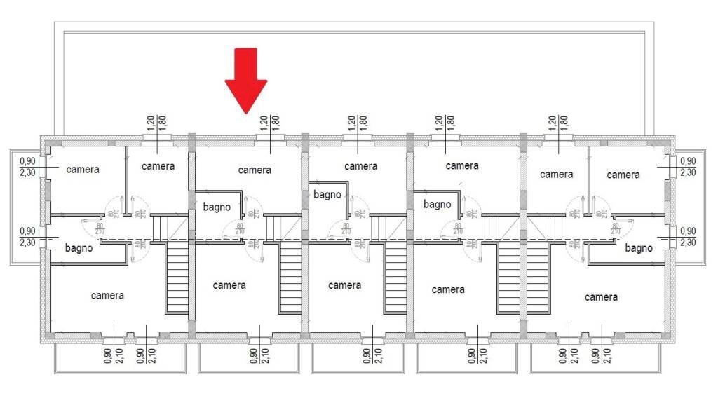 Planimetria - Terraced Villa Villa di Tirano - photo 3