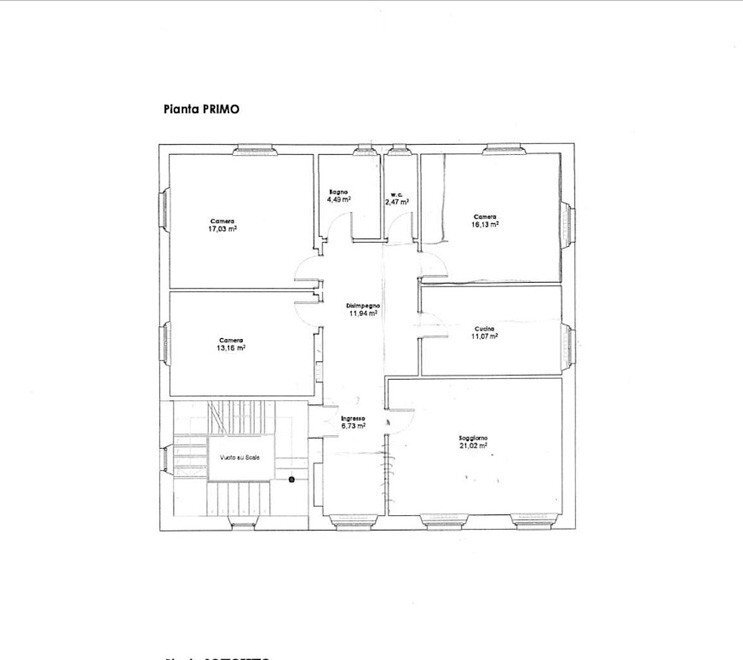 Appartamento via Indipendenza, Montescudo - Monte Colombo - planimetria 1