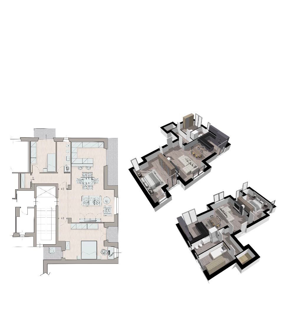 Quadrilocale Baluardo Montebello, San Damiano d'Asti - planimetria 1