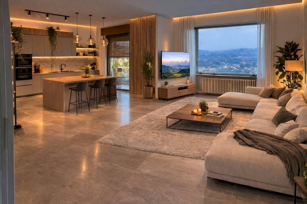 Salone - Quadrilocale Baluardo Montebello, San Damiano d'Asti - foto 1