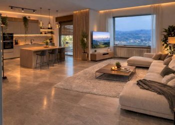 Salone - Quadrilocale Baluardo Montebello, San Damiano d'Asti - foto 1