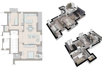 Planimetria - Four-room apartment Baluardo Montebello, San Damiano d'Asti - photo 7