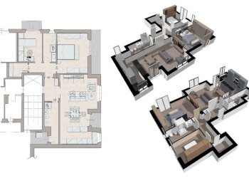 Planimetria - Four-room apartment Baluardo Montebello, San Damiano d'Asti - photo 8