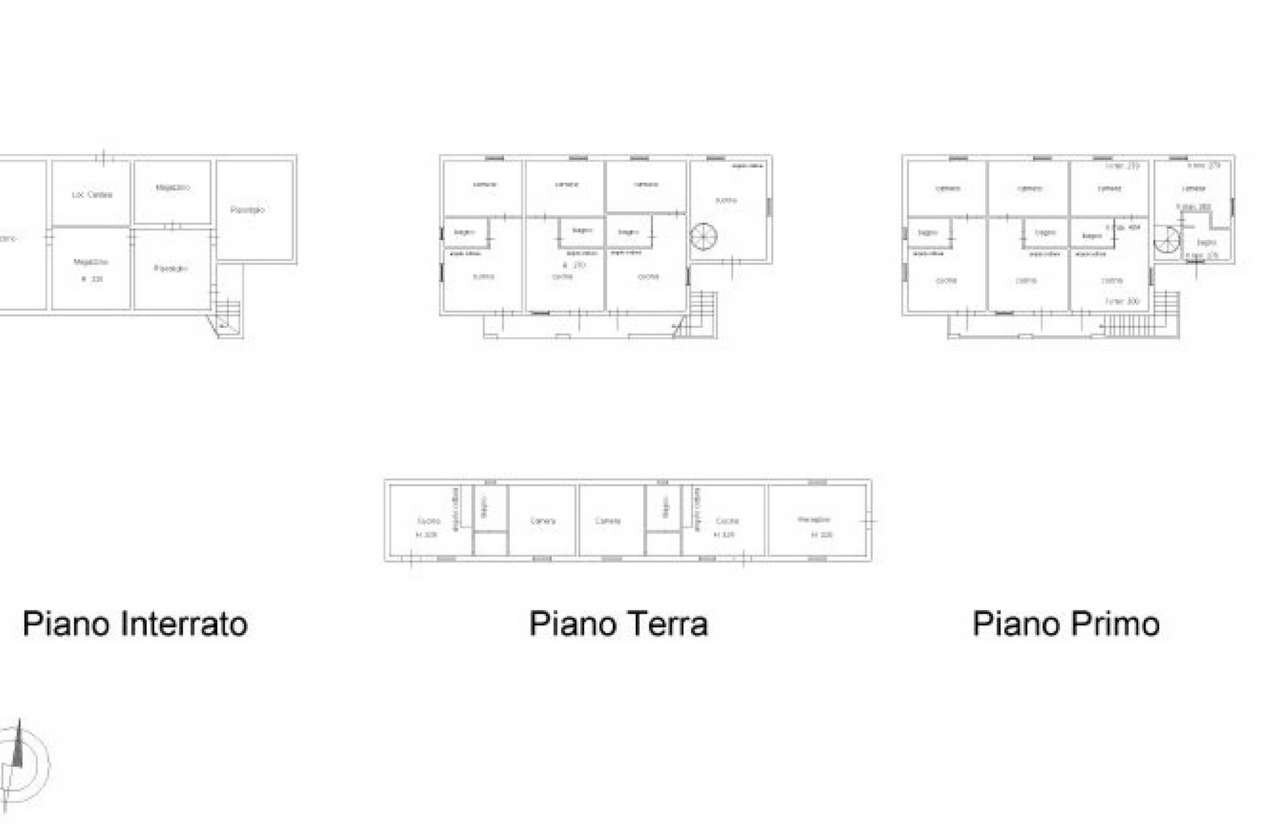 plan agriturismo - Casale via Podere Santa Guglielma, Pomarance - planimetria 1
