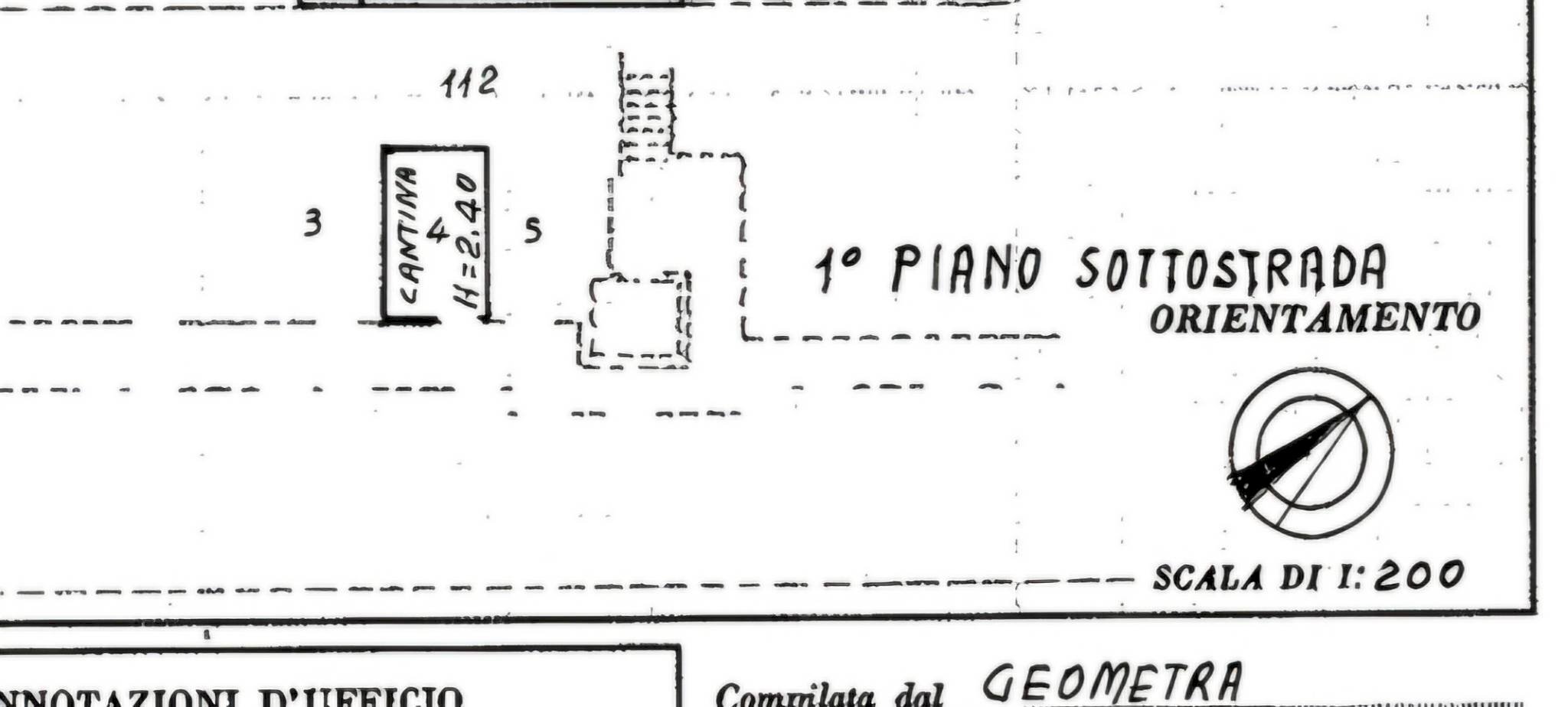 Bilocale via Beppe Fenoglio, Cuneo (zona Donatello) - planimetria 1
