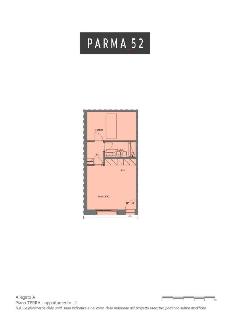 l1 - Bilocale via Parma, 52, Torino (zona Aurora) - planimetria 1